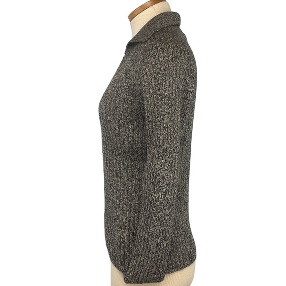 Kuna Polo Collar Sweater 100% Alpaca Johnny Collar Women Small Medium size - Picture 6 of 9